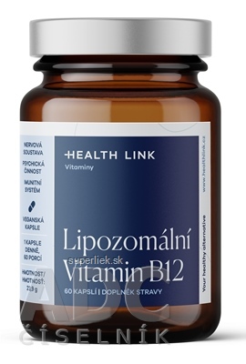 HEALTH LINK Lipozomálny vitamín B12 cps 1x60 ks