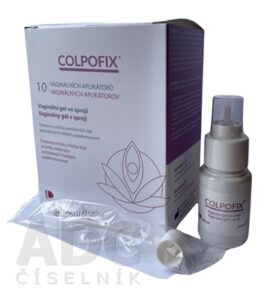 COLPOFIX vaginálny gél v spreji 20 ml + 10 aplikátorov, 1x1 set