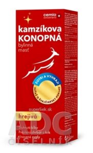 Cemio Kamzíkova konopná masť hrejivá (inov.2024, súťaž) 1x200 ml