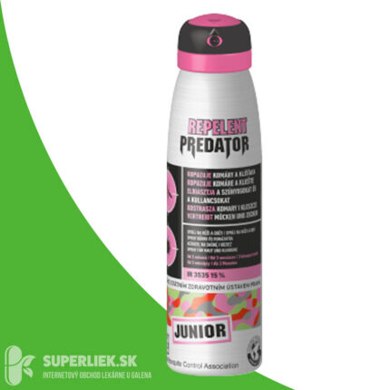 PREDATOR REPELENT JUNIOR sprej proti komárom a kliešťom 1x90 ml