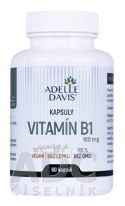 Adelle Davis VITAMÍN B1, tiamín 100 mg cps 1x60 ks