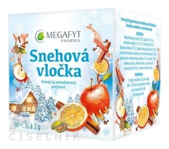 MEGAFYT Snehová vločka ovocný čaj aromatizovaný, porciovaný 10x2 g (20 g)