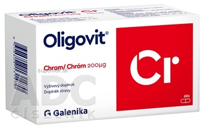 Oligovit Cr 200 µg cps (chróm) 1x60 ks