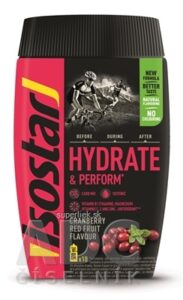 Isostar HYDRATE & PERFORM Brusnica izotonický nápoj v prášku s brusnicovou príchuťou 1x400 g