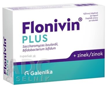 Flonivin PLUS cps (Saccharomyces + Bifidobacterium + zinok) 1x30 ks