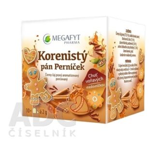 MEGYFYT Korenistý pán Perníček čierny čaj aromatizovaný, porciovaný 10x2 g (20 g)