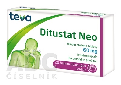 Ditustat Neo filmom obalené tablety tbl flm 60 mg (blis.PVC/PVDC/Al) 1x20 ks