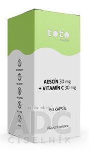 TOTO AESCÍN 30 mg + VITAMÍN C 30 mg tbl 1x60 ks