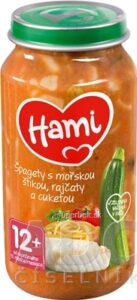 Hami príkrm Špagety s merlúzou, paradajkami a cuketou (od ukonč. 12. mesiaca) 1x250 g