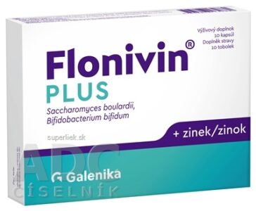 Flonivin PLUS cps (Saccharomyces + Bifidobacterium + zinok) 1x10 ks