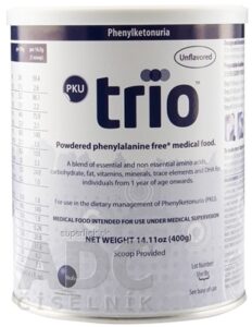 PKU Trio plv (Fenylketonúria) 1x400 g