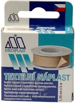 MEDIPLAST Textilná náplasť 1111 1,25 cm x 5 m, cievka, 1x1 ks