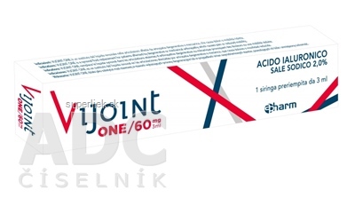 VIJOINT ONE 60 mg/3 ml 2% roztok hyaluronátu sodného v predplnenej striekačke, 1x3 ml