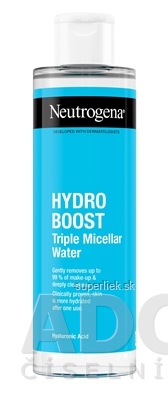 NEUTROGENA Hydro Boost TRIPLE MICELLAR WATER micelárna voda 3 v1 (inov. 2024) 1x400 ml