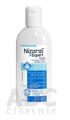 Nizoral Expert šampón na suchú a citlivú pokožku 1x200 ml