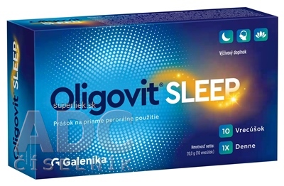 Oligovit SLEEP prášok na perorálne použitie, vrecúška 1x10 ks