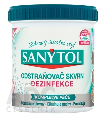 SANYTOL DEZINFEKCIA ODSTRAŇOVAČ ŠKVŔN 1x450 g
