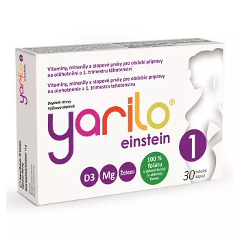 YARILO einstein 1 cps (príprava na tehotenstvo a 1. trimester) 1x60 ks