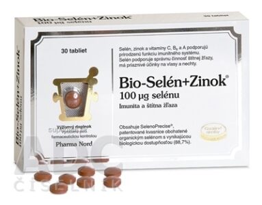 Bio-SELÉN+ZINOK tbl (100 μg selénu + vitamíny) 1x30 ks