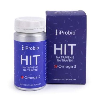iProbio HIT na Trávenie cps +Omega 3 1x60 ks