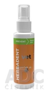HERBADENT VET PREVENT Bylinný ústny sprej pre psy a mačky 1x90 ml