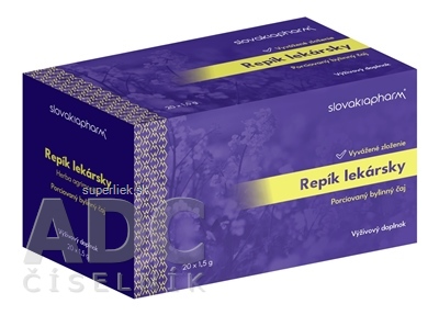 Slovakiapharm Repík lekársky porciovaný bylinný čaj 20x1,5 g