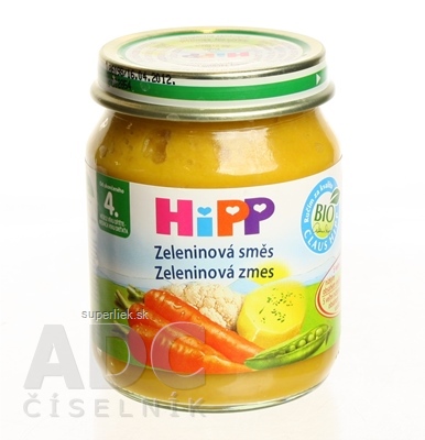 HiPP Príkrm Zeleninová zmes zeleninový (od ukonč. 4. mesiaca) 1x125 g