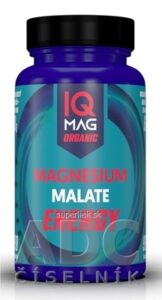 IQ MAG ORGANIC ENERGY Organický HORČÍK+Vitamín B6 cps 1x90 ks