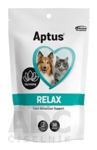 Aptus RELAX žuvacie tablety pre psy a mačky 1x30 ks