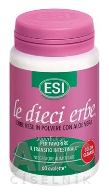 ESI 10 Bylín Čisté Črevá tbl 1x60 ks