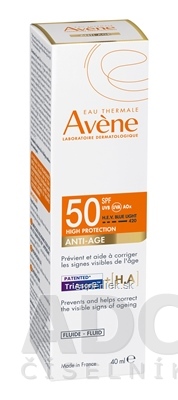 AVENE ANTI-AGE Fluid SPF50 proti starnutiu pleti 1x40 ml