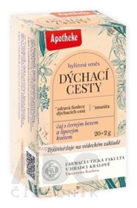 APOTHEKE FARMA DÝCHACIE CESTY bylinná zmes, čaj v nálevových vreckách 20x2 g (40 g)