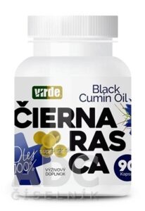 VIRDE ČIERNA RASCA OLEJ 100 % cps 1x90 ks