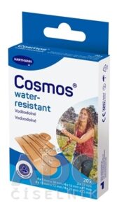 Cosmos Water-resistant vodeodolná náplasť na rany, 5 veľkostí (inov.2025) 1x20 ks