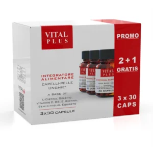 VITAL PLUS Intergratore alimentare caps 2+1 ZADARMO (3x30cps)